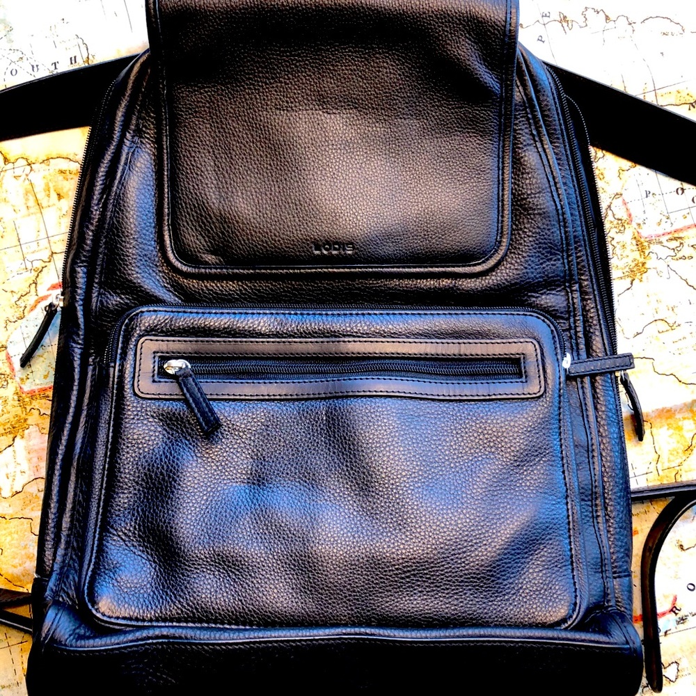 🔥🔥🔥 Lodis Leather Backpack